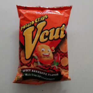 J&J V-Cut Potato Chips Spicy BBQ Flavor 60g