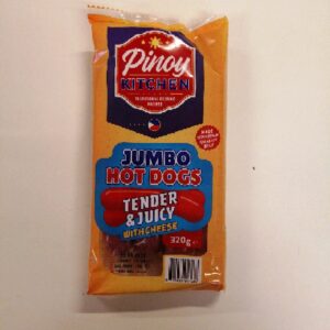 Frozen Pinoy Choice Hotdog Tender & Juicy with Cheese 320gr